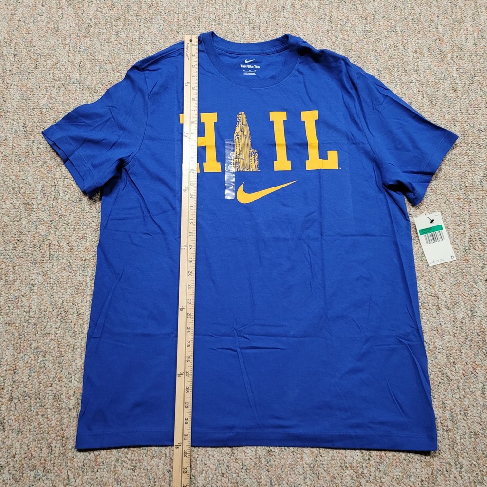 Nike Pitt Panthers Shirt Mens XL Blue Hail Cathedral of Learning Sports NWT - Picture 9 of 15